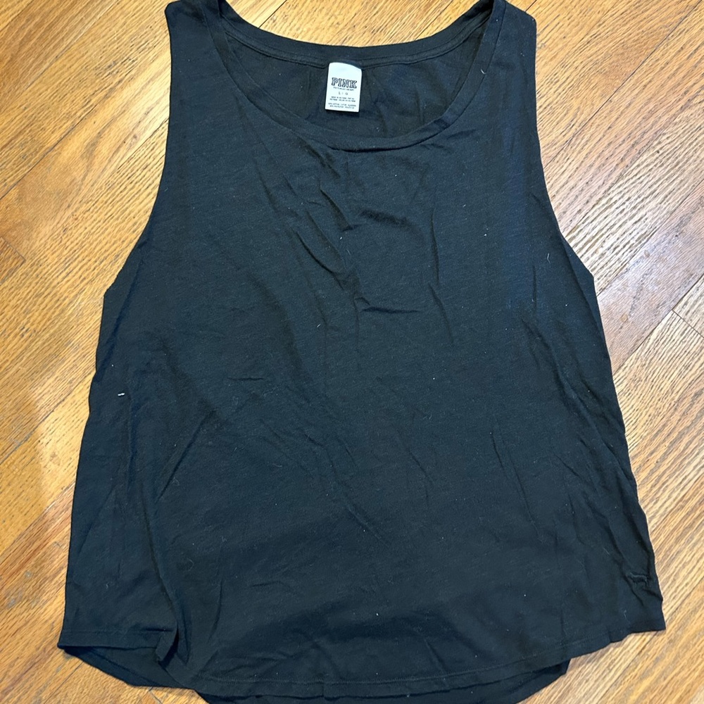 PINK Victoria's Secret Black Tank Top